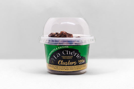 La Cherie - Choc Salted Peanut & Raisin Clusters