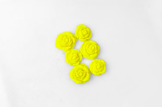 Sugar Decor - Button Rose Yellow
