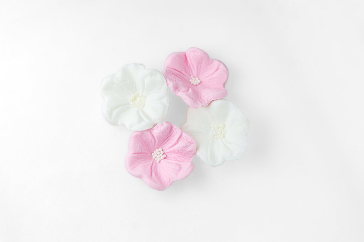 Sugar Decor - Fantasy Flower Pink & White