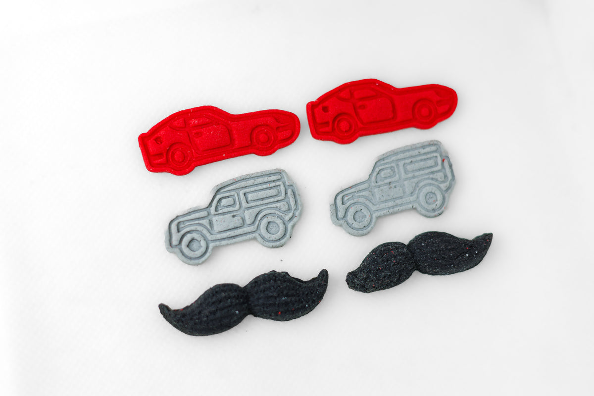 Sugar Decor - Cars & Moustache