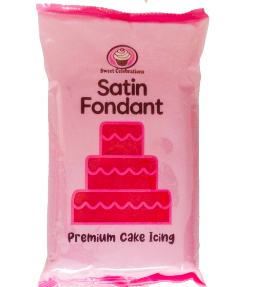 Satin Fondant Red